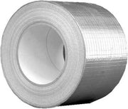Nastro di alluminio rinforzato - 10 cm x 50 m - ventilazione e climatizzazione - rete di supporto