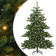 Albero di Natale | Decorazioni natalizie Artificiale con Rami Pieghevoli Verde 150 cm