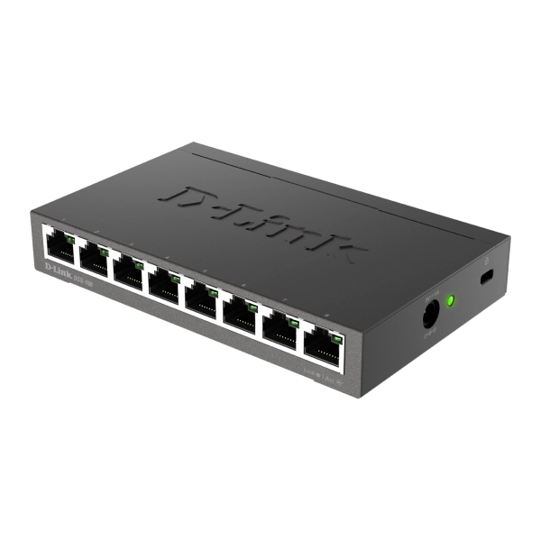 D-LINK SWITCH 8 PORTE GIGABIT CASE METALLICO