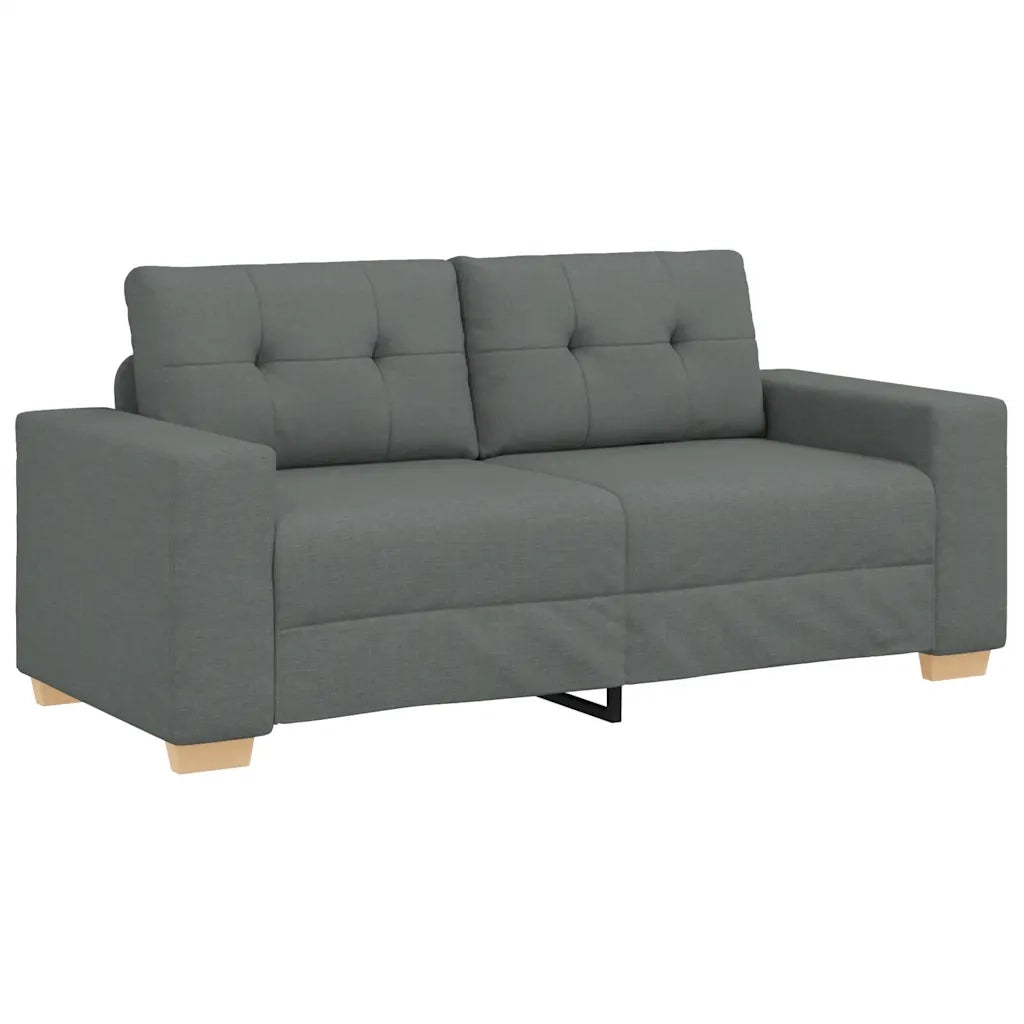 Divano | Divano da soggiorno | Sofa Divanetto Grigio Scuro 180x77x82 cm in Tessuto