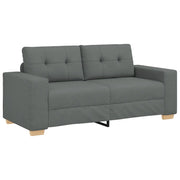 Divano | Divano da soggiorno | Sofa Divanetto Grigio Scuro 180x77x82 cm in Tessuto