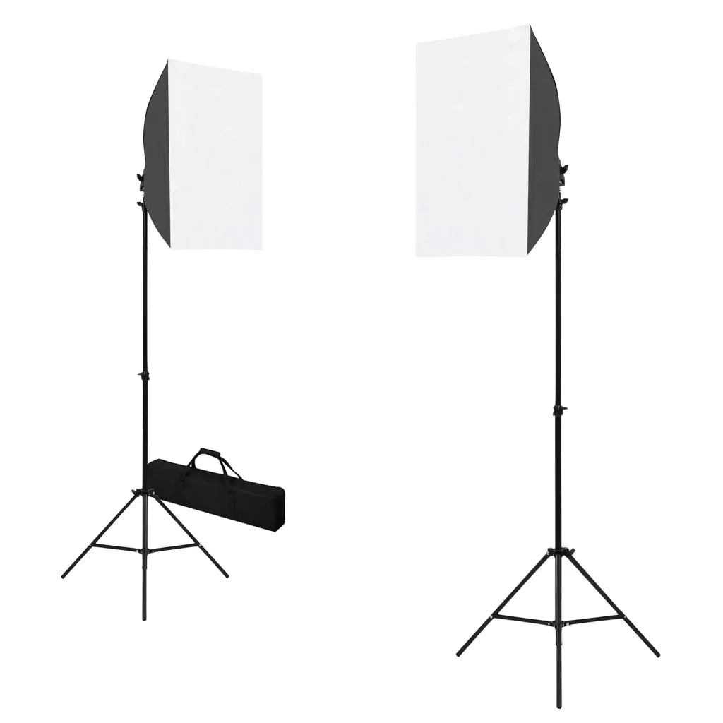 Kit per Studio Fotografico con Luce Softbox e Fondali CFW1860840