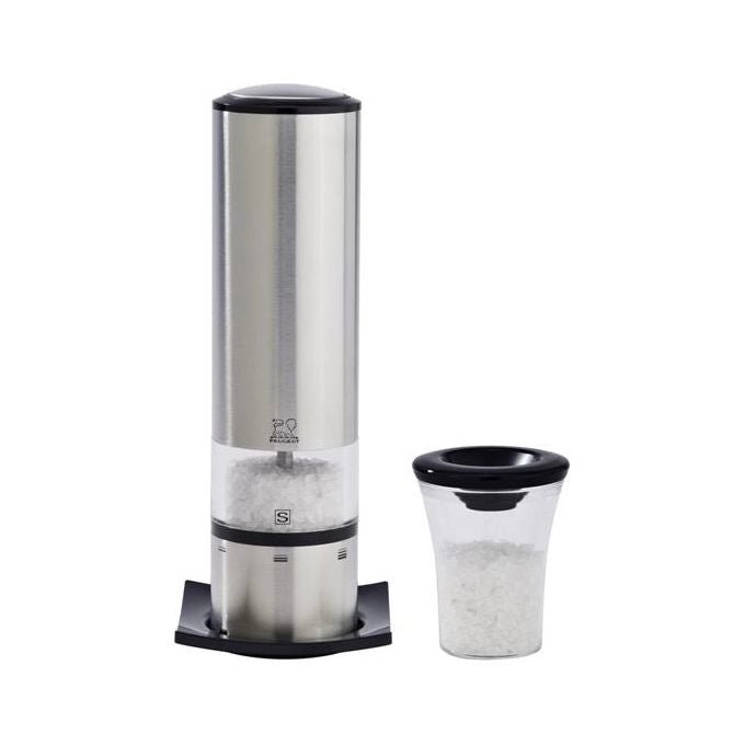 Peugeot 271798 Elis Sense Macina Sale Elettrico U-Select 20 cm Acciaio Inossidabile spazzolato colore Acciaio inossidabile