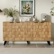 Credenza 4 Ante ¨C Xylo ¨C Bianco, 160x35x78 cm