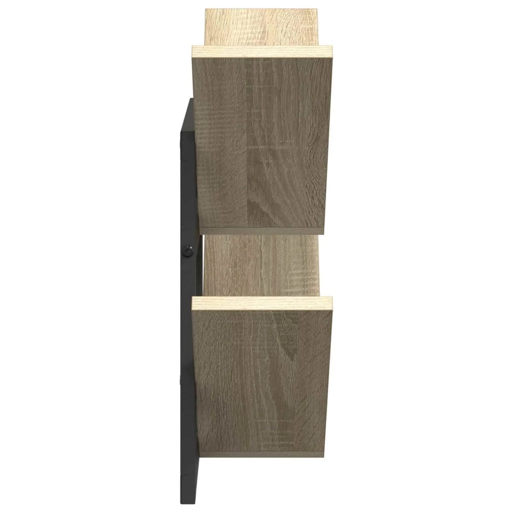 Mensola a muro flottante 2 pz Rovere Sonoma 43 x 15 x 47 cm 8012337