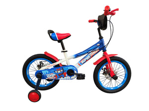 Bicicletta per Bambini 16" Freni a Disco Magik-Bike Racer Blu