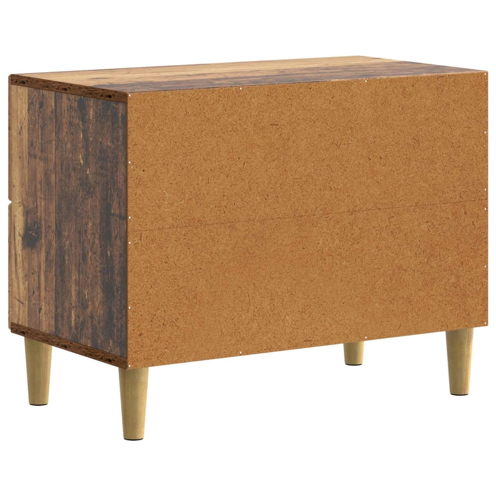 Armadio da Notte con cassetto Legno antico 62 x 34,5 x 48 cm