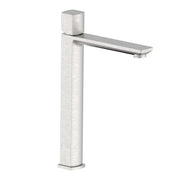 Miscelatore lavabo alto acciaio spazzolato con portata limitata - serie Marte