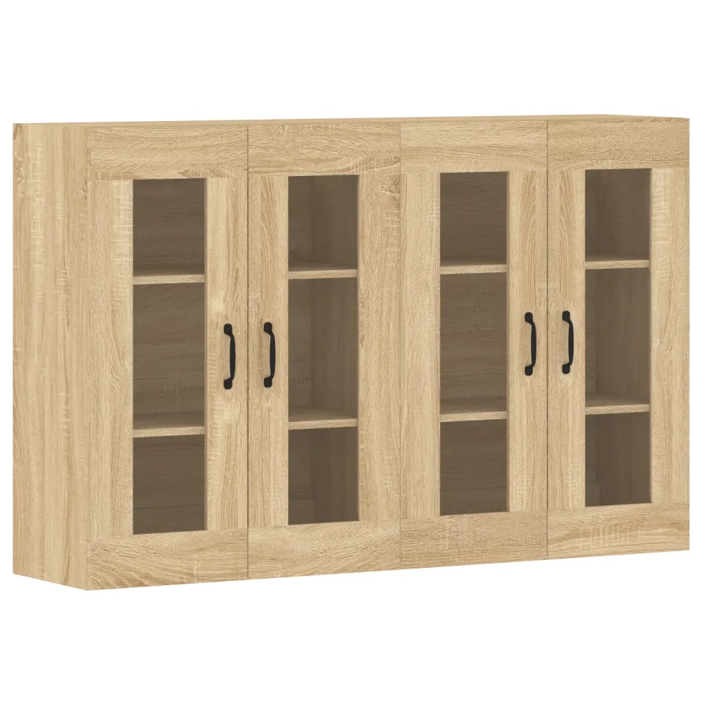 Armadietti a Parete 2 pz Rovere Sonoma in Legno Multistrato CFW2206454