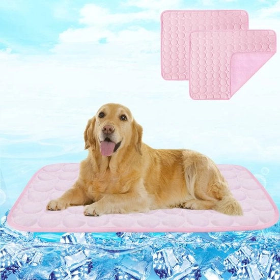 Matte autoalimentanti per cani e gatti - 2 pezzi, Auto raffreddanti, Antiscivolo, Riciclabile
