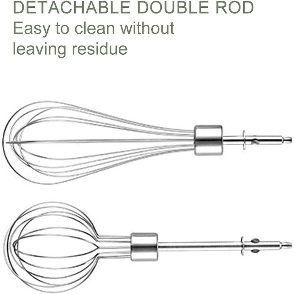 Trade Shop - Set Frullatore A Immersione In Acciaio Inox Portatile Per Preparazione Alimenti -