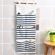Trade Shop - Organizer Borsa Portaoggetti Da Parete 6 Tasche Da Appendere Vari Colori 25x55cm -