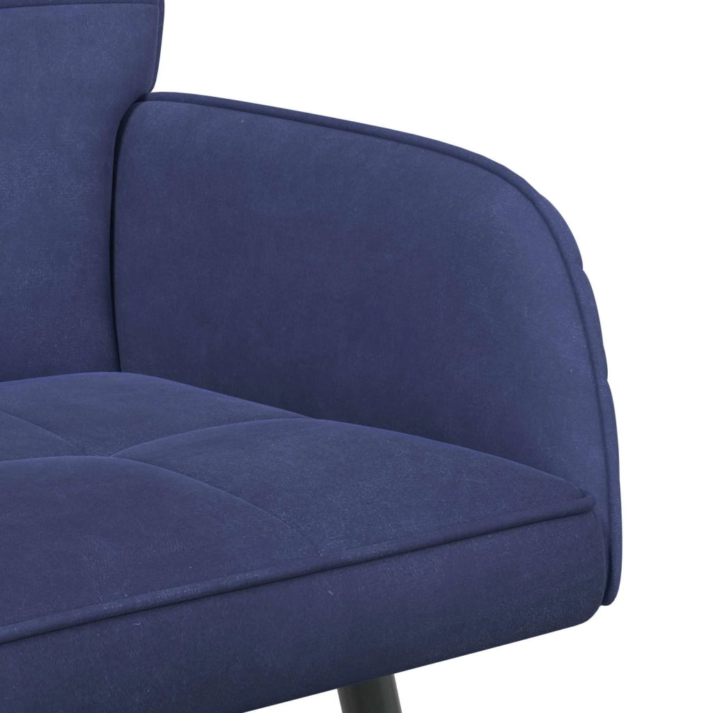 Divano a 2 posti con gambe in metallo 2 posto Blu Polizia 42051063