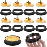 Set di stampi per tartellette da 8 pezzi, 8 cm, con rivestimento antiaderente.