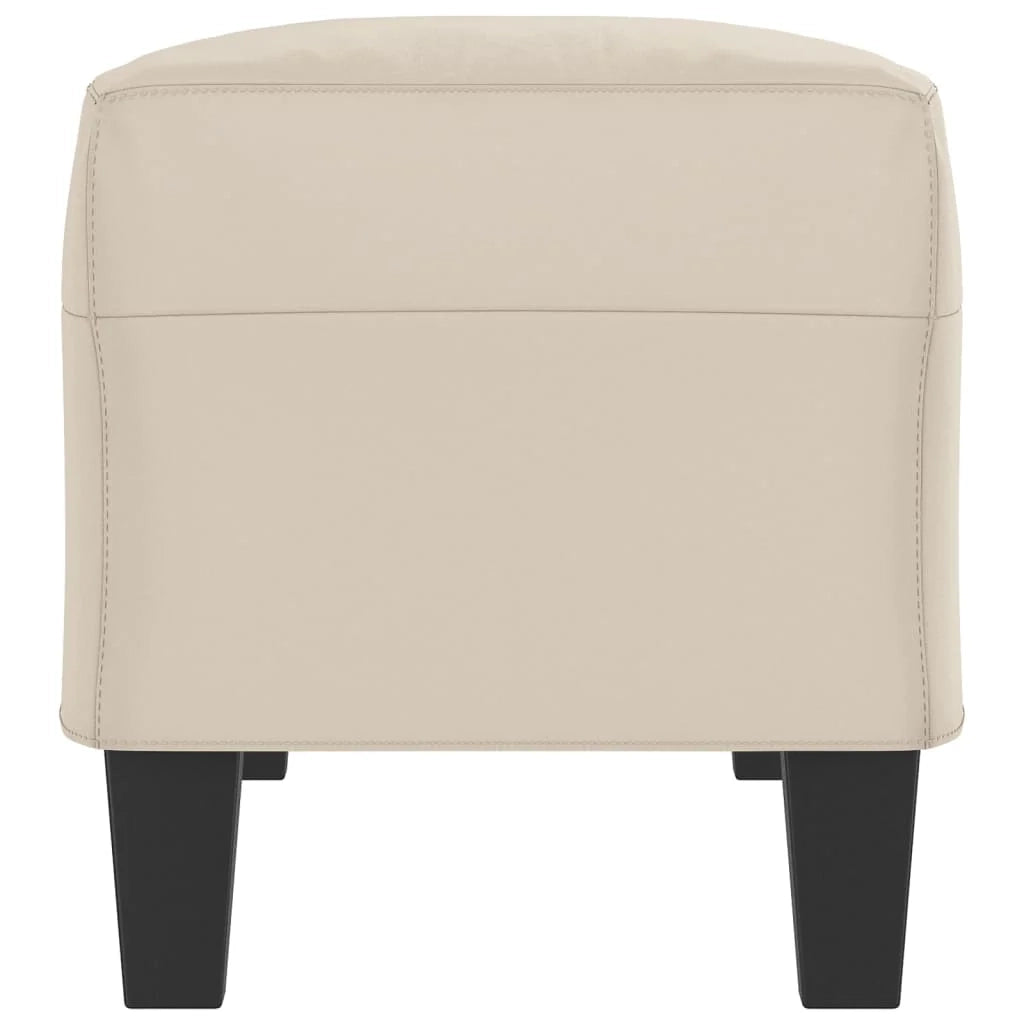 Panca/panca color crema 100 x 35 x 41 cm tessuto in microfibra 02_0010486