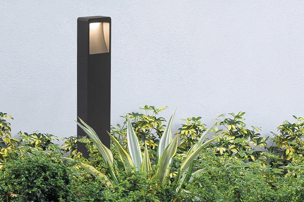 BRAD Bollard da Esterno - Paletto LED 7W 49° 3000K IP65 in Alluminio Verniciato Corten Altezza 65cm - Rossini Group