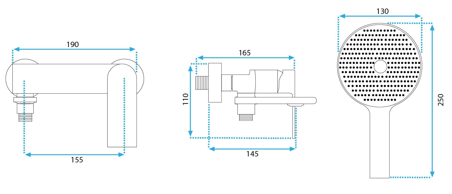 Rubinetto Da Vasca Rea Veneta Gold
