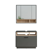 Vicco Set di mobili da bagno Antracite/Sonoma Set 1