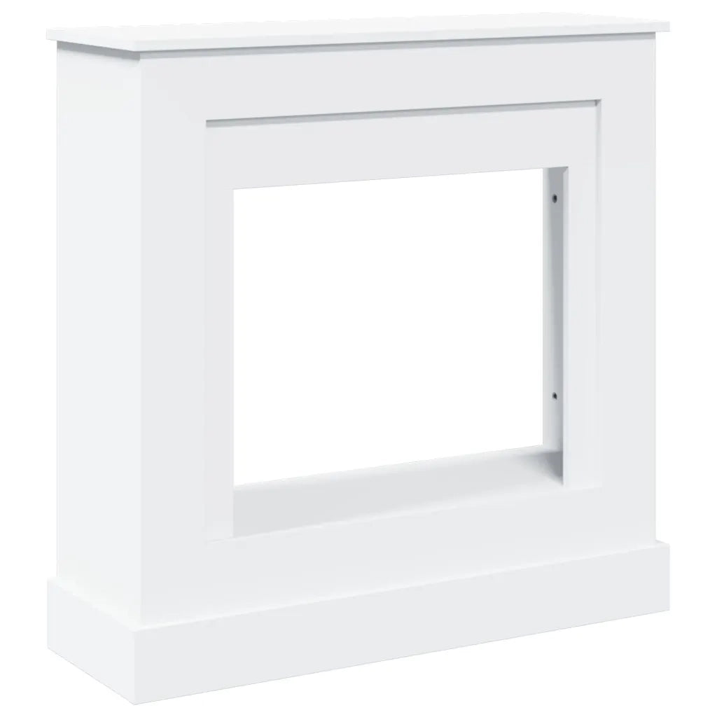 Cornice per Camino Bianca 90x30x90 cm in Truciolato CFW8010329