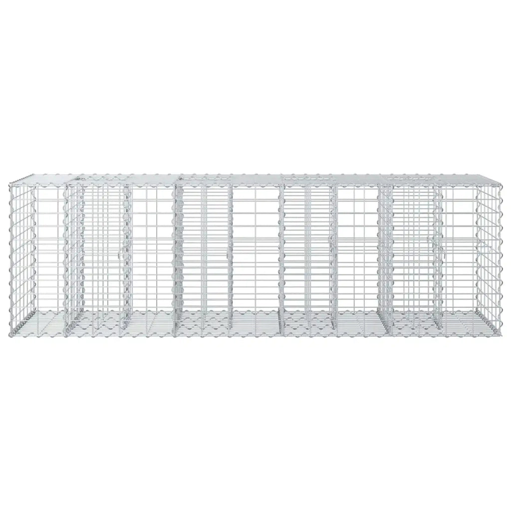 Letto rialzato in gabbione Argento CFW7967528