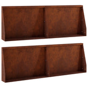 Muro di contenimento 4 pz 60 x 12 x 50 cm Acciaio Corten 3449092