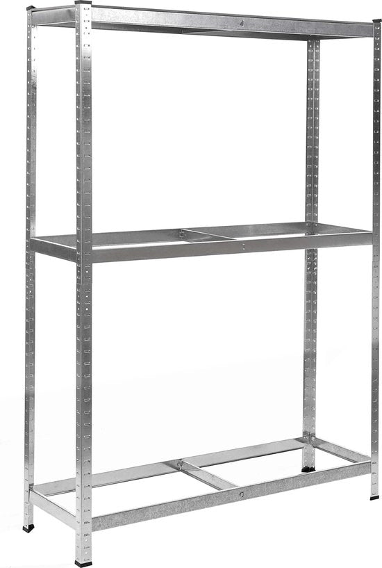 Bandenrek MCW-E36, bandenrek di stoccaggio con sollevamento pesante, portata massima 795kg, galvanizzato, dimensioni 180x120x40cm
