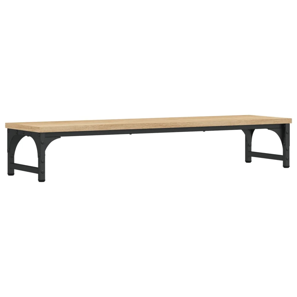 Supporto per monitor da scrivania Sonoma 85 x 23 x 15,5 cm legno ingegnerizzato marrone 02_0045002