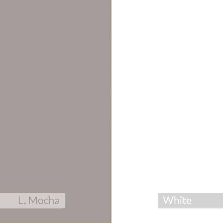 Mensola Appendiabiti da Parete Attaccapanni 74 cm Bianco e Beige Chiaro