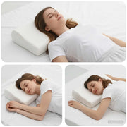 Cuscino da Letto Bianco 50 x 30 x 10,5 cm Schiuma Memory