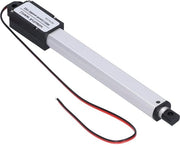 Attuatore Lineare a Spinta DC 12V 100mm - Comando Remoto Idroimpermeabile per Letti - Attuatore Lineare Elettrico Mini per Industria Agricola - Bassa Risorsa (Colpo 100mm-4mm/s-150N) .