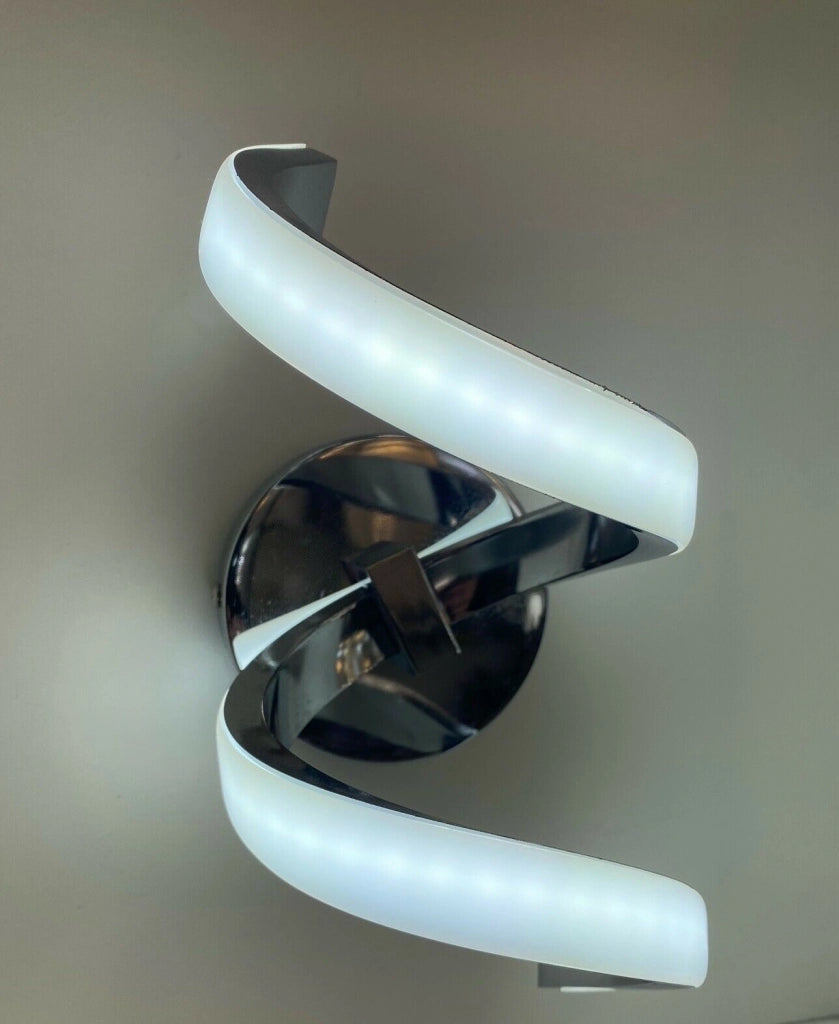 Applique Moderno Lampada da Parete a Muro per Illuminazione da Interno IP20 9W bianco Led Luce Calda 3000K