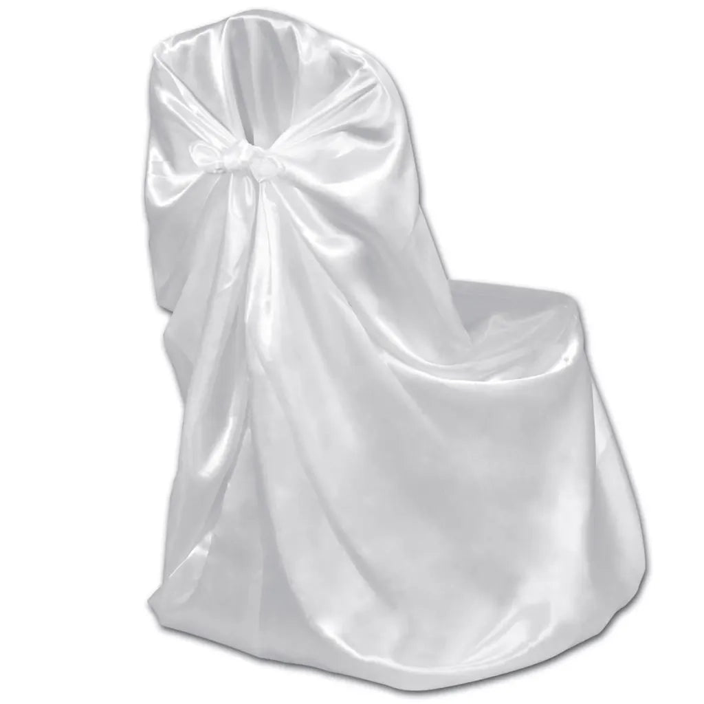 Coprisedia Bianca per Feste di nozze 6 pezzi CFW7585958