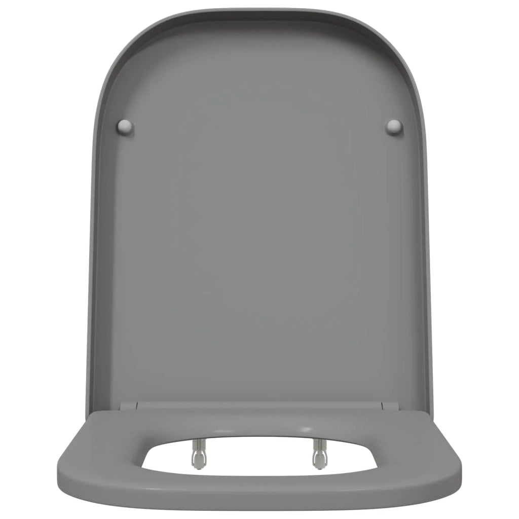 Sedile del WC Grigio 47,5 x 35 x 3,6 cm Duroplast 42002359