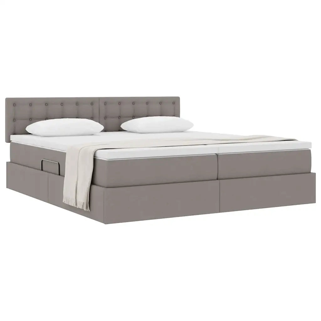 Letto con Contenitore Talpa 200 x 200 cm Pelle Sintetica
