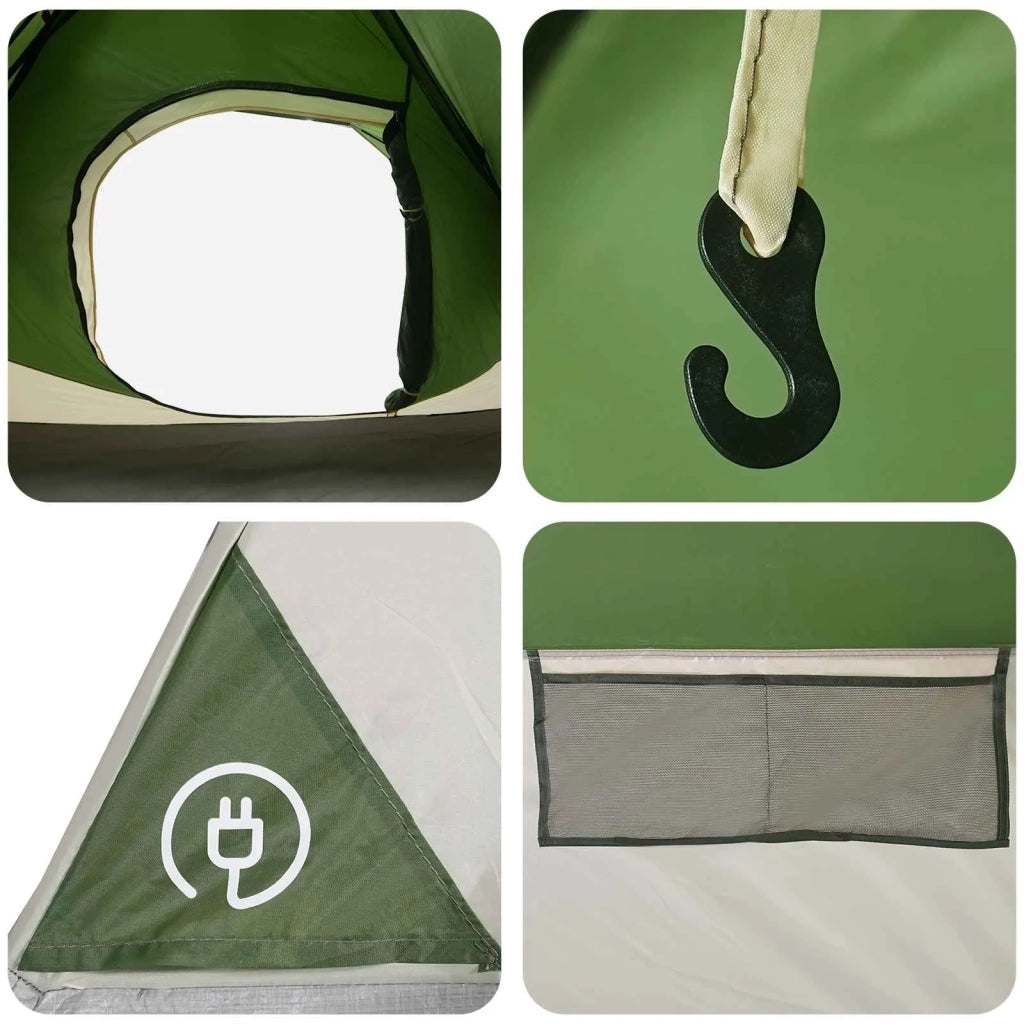 Tenda Istantanea Verde 305 x 215 x 140 cm Poliestere e Acciaio 42028689