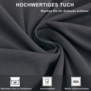 Set di 6 Cuscini Elastici per Sedie Rimovibili e Lavabili Cuscini di Stretto per Sedie di Design Duraturo Universale per Hotel, Ristoranti, Matrimoni, Feste e Banqueting in Antracite