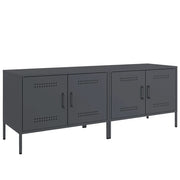 Mobili TV 2pz | Armadietto TV | Mobile Porta TV Antracite 68x39x50,5 cm in Acciaio