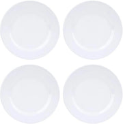 Set di Piatti da Caffè in Melamina - 4 Piatti - 22 cm - Leggibili - Resistenti agli Urti - Facili da Pulire - Servizio Completo