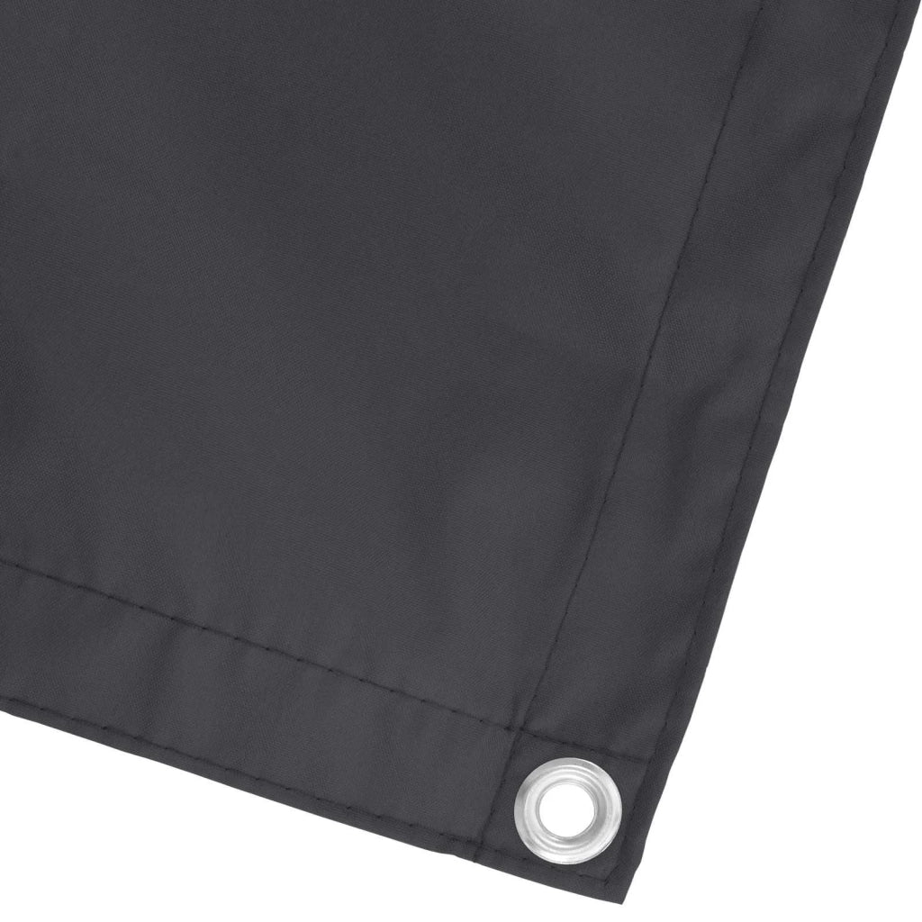 Schermo da balcone Nero 100 x 300 cm Tessuto Oxford 42030849