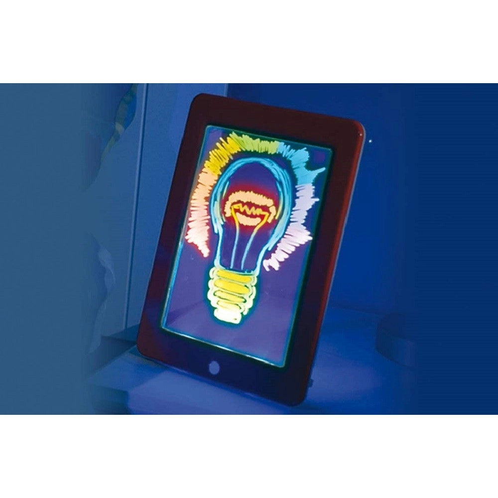 Trade Shop - Tavoletta Con Pennarelli Al Neon 8 Effetti Luce Brillante Dare Vita Ai Disegni -