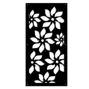 SUNFLOWERS - Pannello in PVC traforato - Parasole Misura: 73x148 cm, Colore: nero