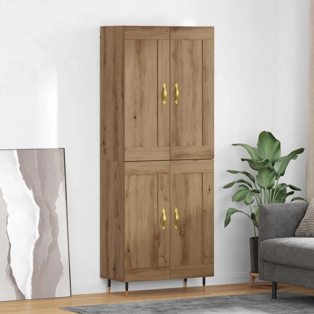 Credenza Rovere artigianale 69,5 x 34 x 90 cm Legno multistrato 3402748