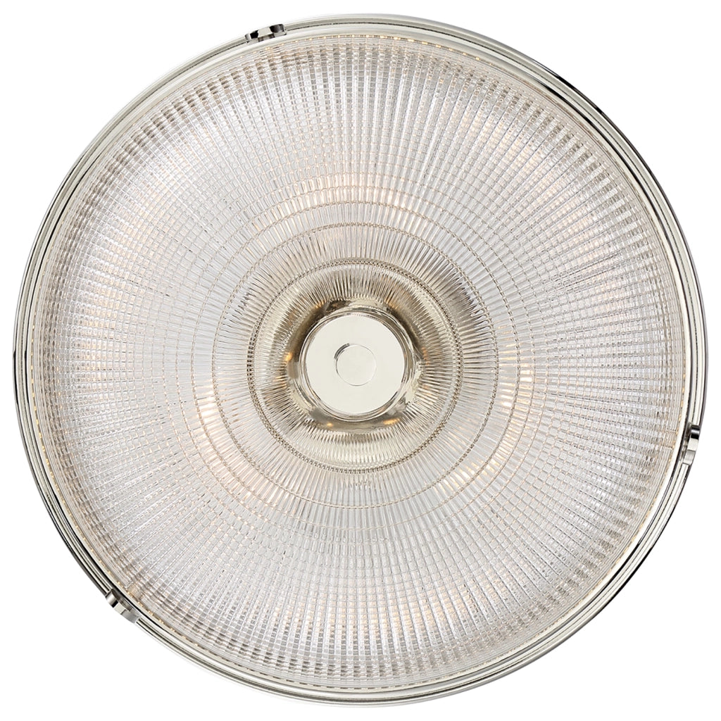 Lampada A Soffitto Contemporanea Mantle Vetro Nichel Lucido 2 Luci E27