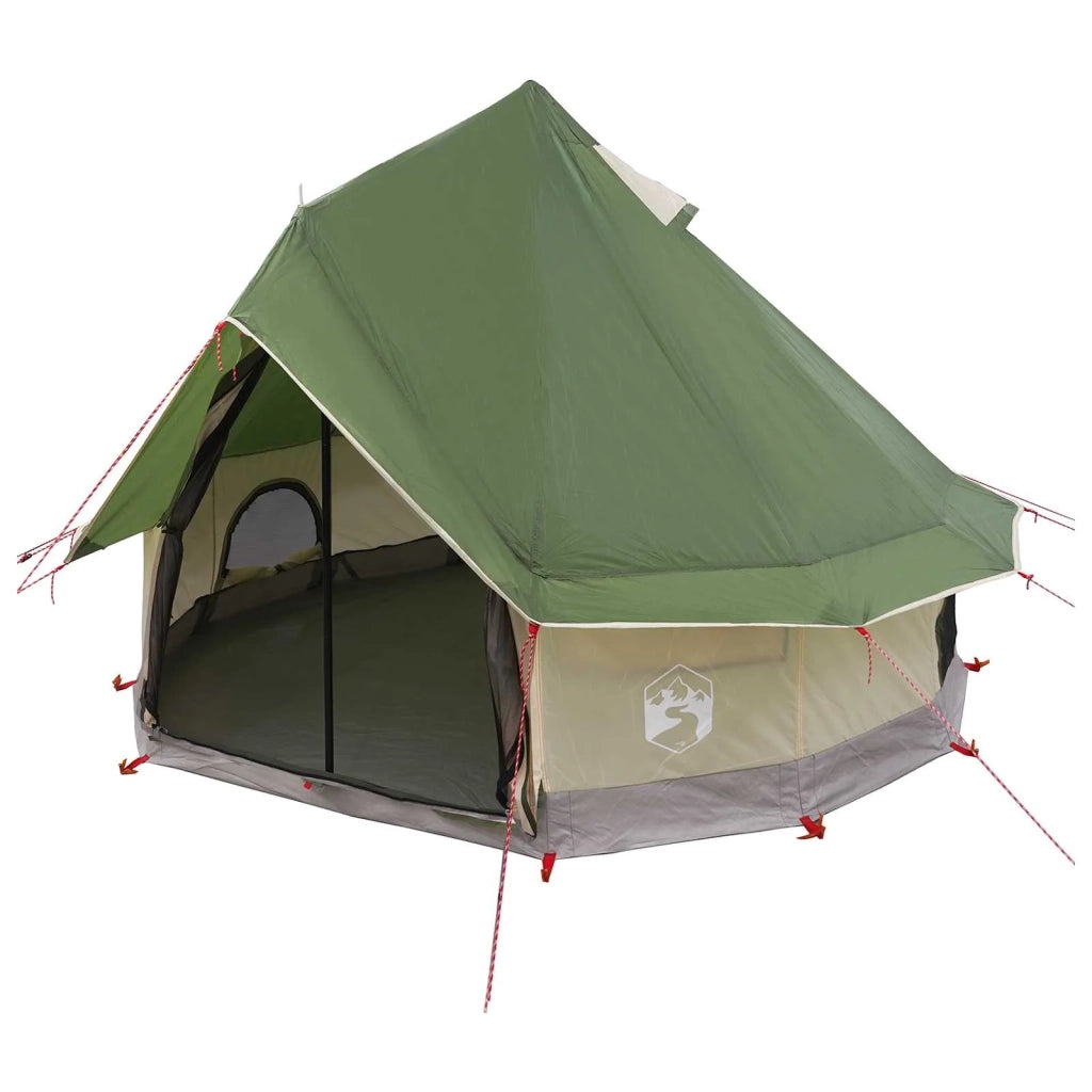 Tenda Tipi con tetto Verde 250 x 250 cm Poliestere e Acciaio 42028719