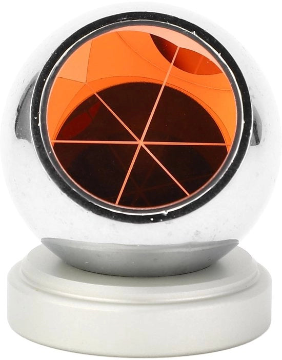 Prisma Riflettente Bol - Stazione Totale - Base Magnetica - Lega di Alluminio/K9 - Diametro 17,8 mm - Per Misurazioni Precise - Prisma di Misura