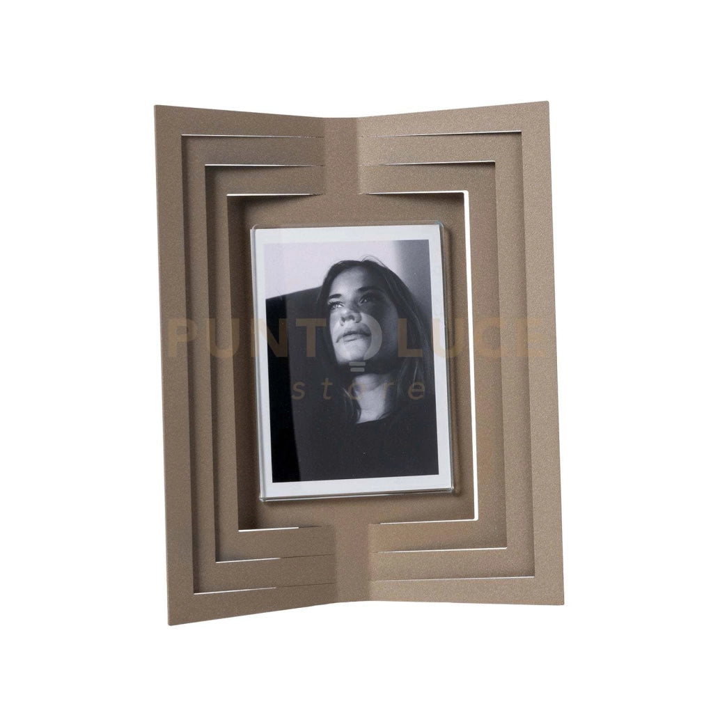 Portafoto di design Vibra piccolo Beige