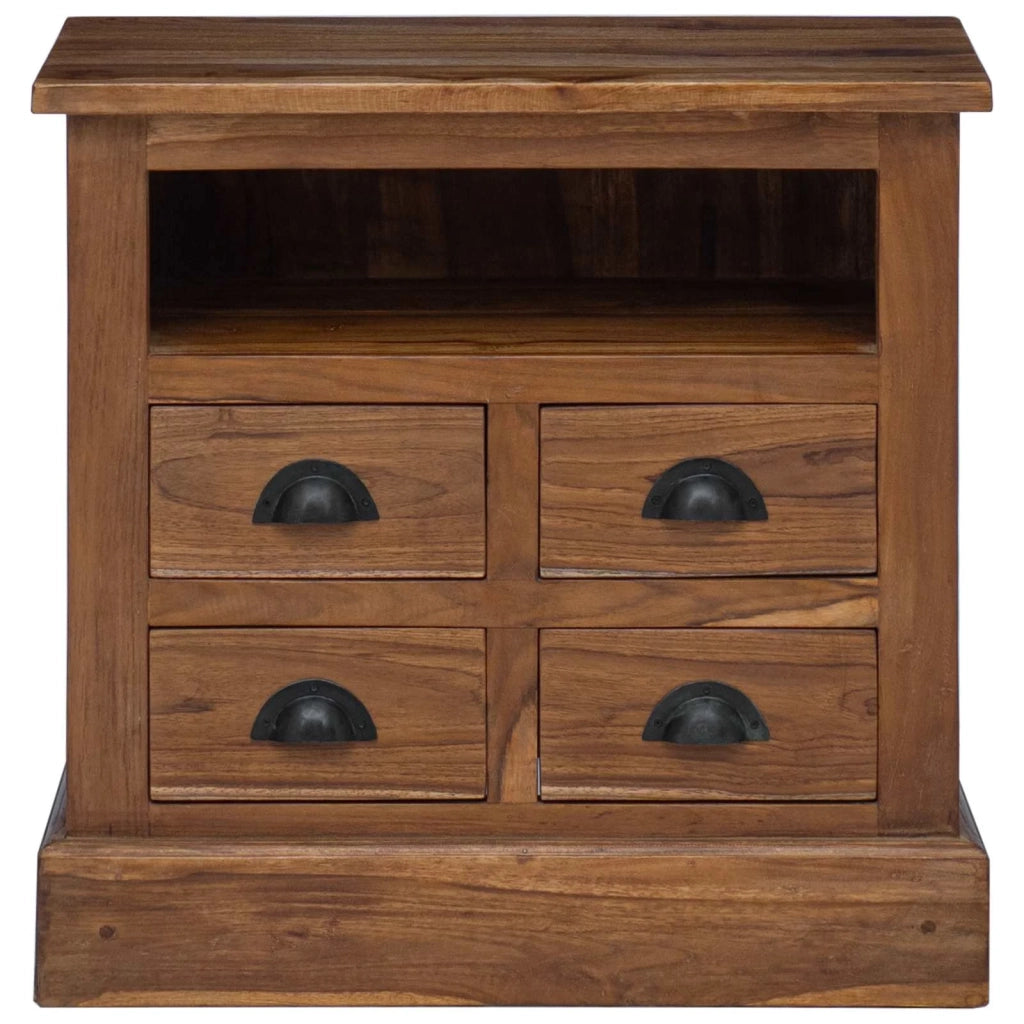Armadio Naturale 60 x 30 x 60 cm Legno di teak solido