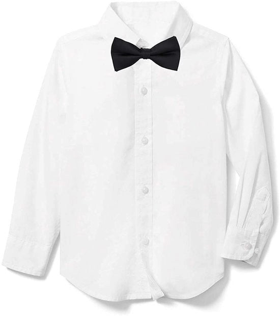 Camicia da uomo con maniche lunghe - Stile Oxford slim fit - Ideale per occasioni speciali - Abito da comunione - Comoda e elegante - G