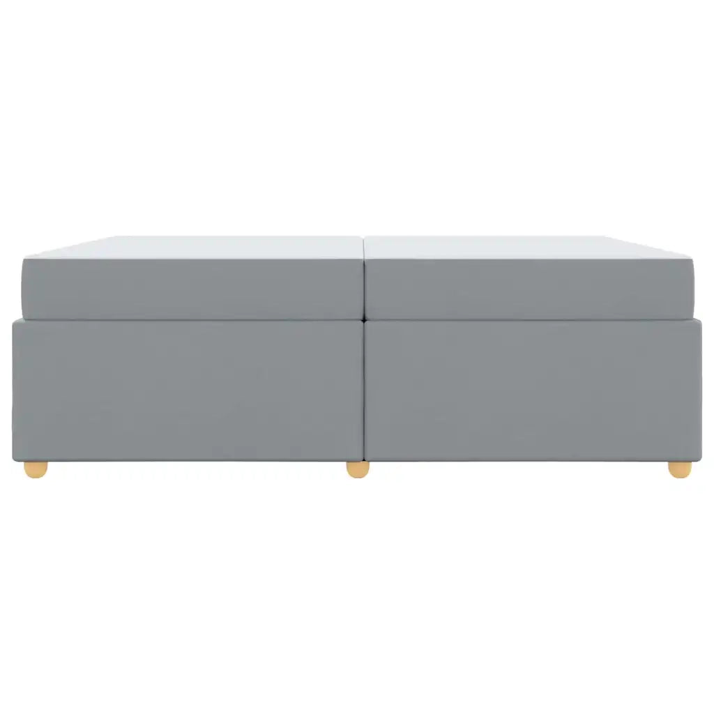 Struttura del letto Grigio chiaro 200 x 200 cm Tessuto 3399377