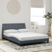 Giroletto senza Materasso Hanko Grigio Scuro 140x190 cm Velluto